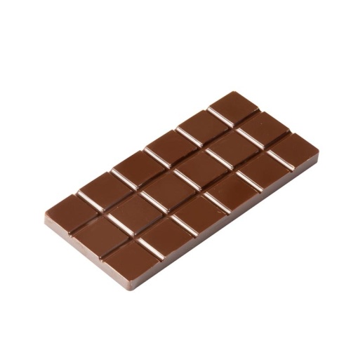 Műanyag formák Csokoládé csokiszeletek 100 gr 15 x 7cm - 5 db