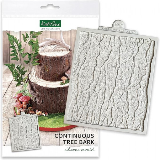 Mulaj Silicon Decor Texture Bark Tree Bark 14.6 x 12.3 cm