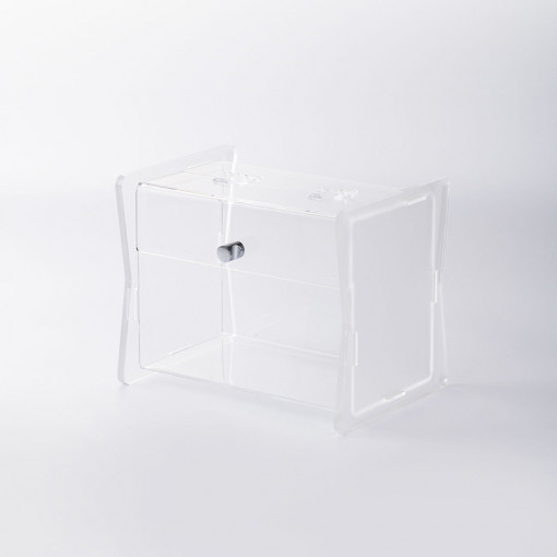 Multipurpose display case Plegxiglas transp. 25 x 18.5 x H 20 cm