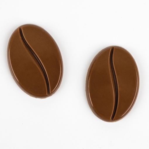 Napolitain Chocolate 4 x 2.8 x H 0.4 cm - Coffee Polycarbonate mould, 18 cavities, 4 gr