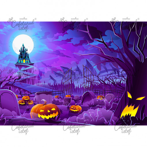 Nyomtatott Halloween gofri Halloween 8-as modell, A4 - Cukrászda Istet