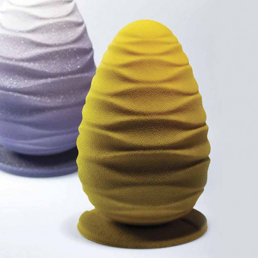 Or Paste Beauty Ø 13 x H 20 cm, Set Matrite Plastic 2 Chocolate Subjects