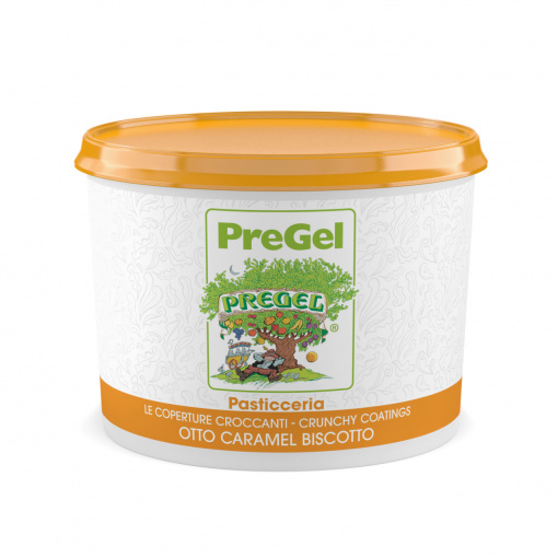 Otto Caramel PreGel keksz ropogós PreGel karamellás keksz ropogós máz, 2,5 kg
