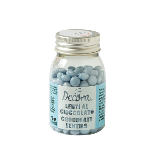Perle Aplatizate Ciocolata Gri Portelan Ø 10 mm, 80 gr