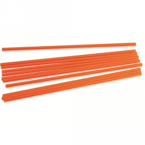 Plastic Cake Tin Tin Plastic Sticks, Ø 0.6 x L 30 cm, Set of 50 Pieces