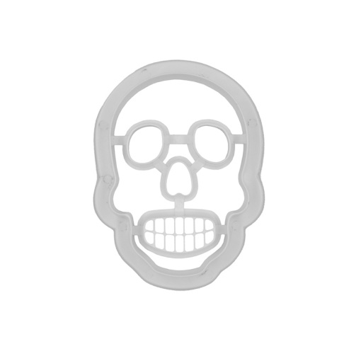 Plastic Halloween Skull Cutters - Skull, 6 x 9 x H 2.2 cm
