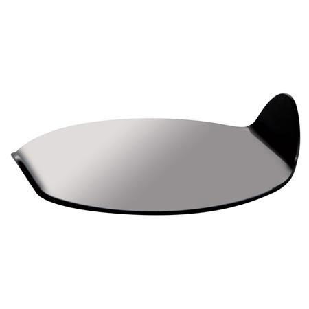 Plastic Presentation Monoportion Display Stand, Black Oval Model, 9.6 x 8.5 x H 2 cm, Set 100 pcs