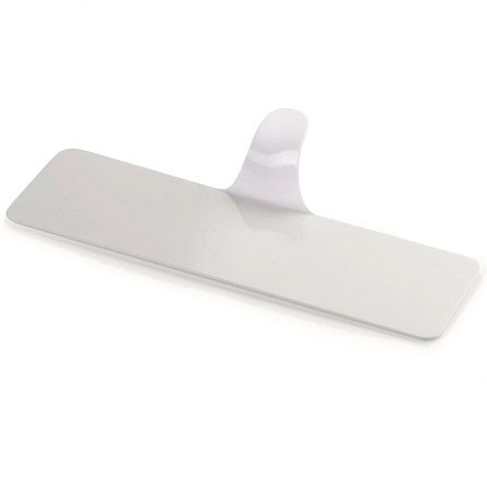 Plastic Presentation Single Portion Plastic Presentation Base, Transparent Rectangular Model, 13 x 3.8 cm, Set 250 pcs