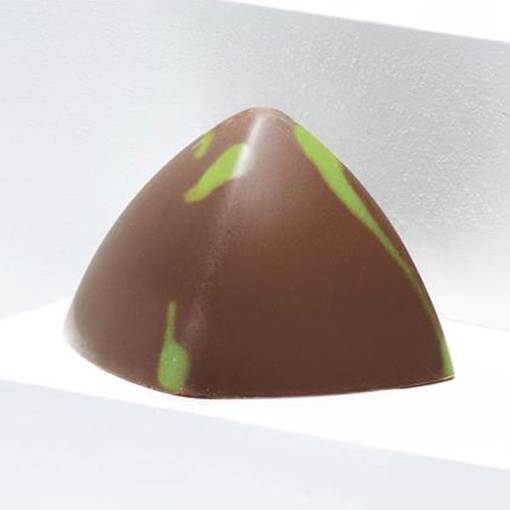 Polikarbonát forma 12 csokoládé praliné, 4,5 x 4,5 x h 3,3 cm, 27,5x17,5 cm, 34 gr, 34 g
