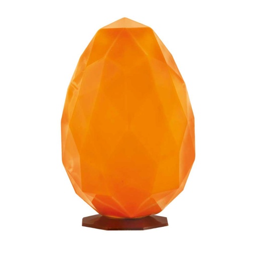 Polikarbonát forma Oua polikarbonát csokoládé Oua csokoládé Diamant modell 210gr, 2 üreg, H 15 cm