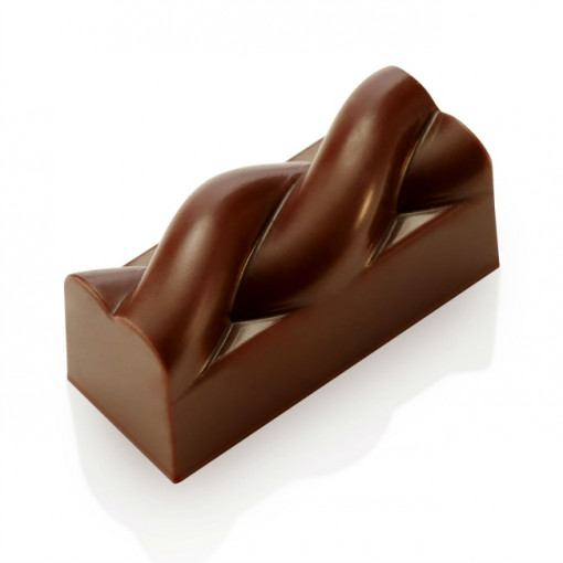 Polycarbonate mould Innovation Range 21 Chocolate Pralines, 3.7 x 1.5 x H 1.9 cm, 10 gr
