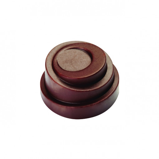 Polycarbonate mould Innovation Range 21 Chocolate Pralines, Ø 3 x H 1,7 cm, 10 gr