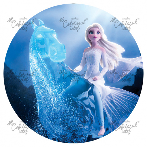 Printed Sugar Paste Frozen Model 5, Ø 20 cm - Confectioner Istet