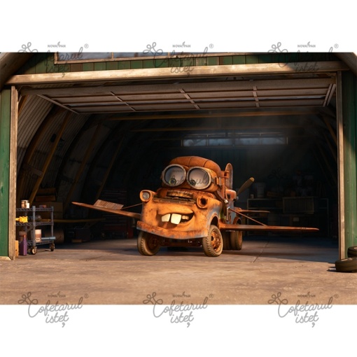 Printed waffle Cars Model 15, A4 - Confectioner Istet