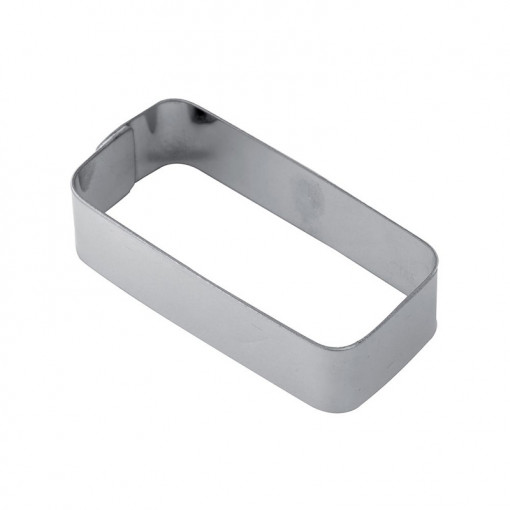 Rectangular Stainless Steel Rectangular Rectangular Corners 3.65x7.8xH2cm
