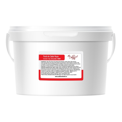 Red sugar paste Confectioner Istet, 5 Kg