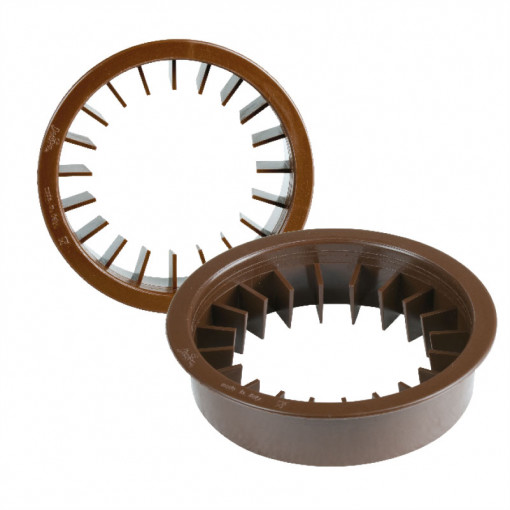 Round Cutter with Notched Edges Plastic, R 8 x H 3 cm