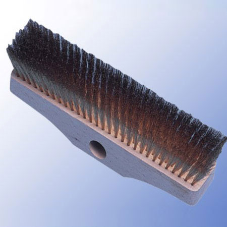 Sárgaréz sörtés kefe sütőhöz, 30 x 8 cm
