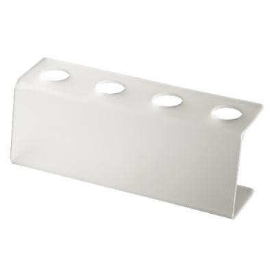 Serving Stand 4 Ice Cream Cones, Frosted Plexiglas, 28.5x9xH11cm