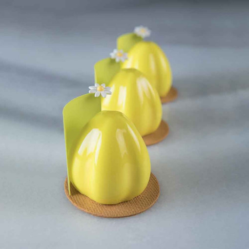 Silicon Lotus mould, Single-portion Ø 5.7 x h 6.3 cm, 105 ml, 20 cavities