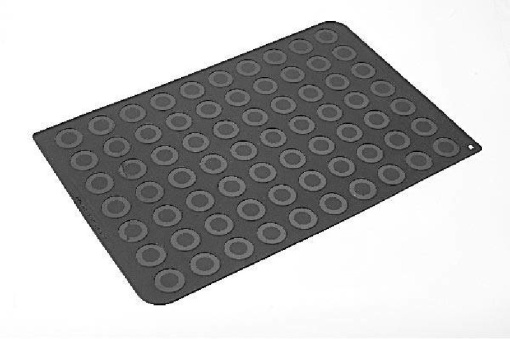 Silicone baking mats for Macaroons Ø 4 cm, 60 x 40 x H 0.15 cm (MAC02)