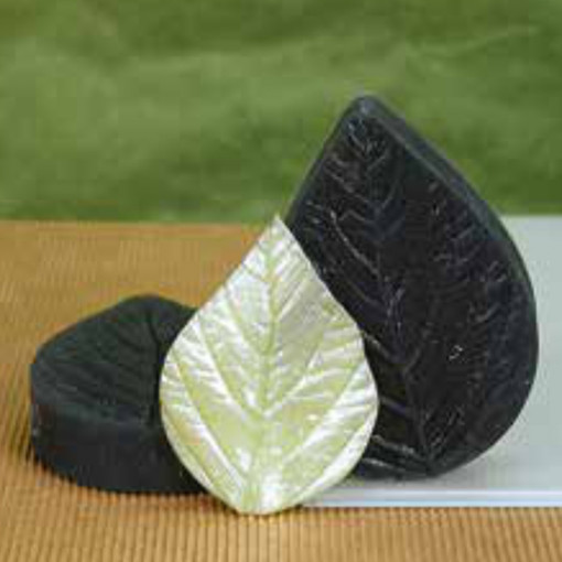 Silicone Moulding Silicon Sharp Leaf with Straight Edges, 8 x 6 cm