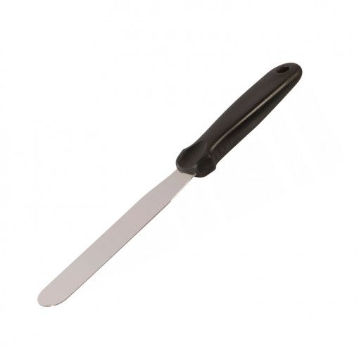 Spatula Nivelare Dreapta din Inox cu Maner Plastic, Lama L 10 x 3.2 cm