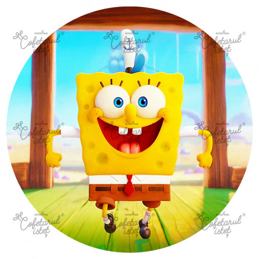 SpongeBob Model 3, Ø 20 cm - Istet Confectioner