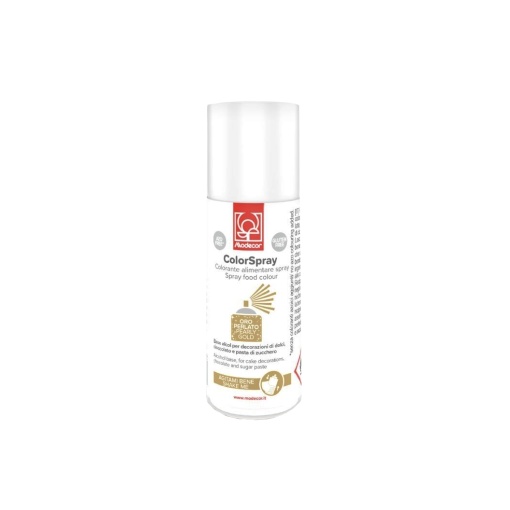 SPRAY Pearly Golden - Fat Soluble Food Colour without E171, 50 ml - Azo Free