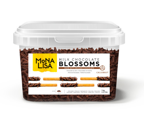 Tejcsokoládé Tejcsokoládé Dekorációk Virág 29,6% Mona Lisa, 1 kg