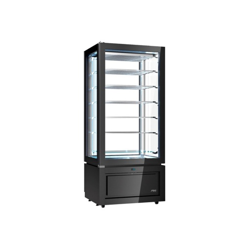 Vertical refrigerated display cabinet, -25 / -15°C, 80,5x64,5x184 cm, Luxor Black, model KG8ASX