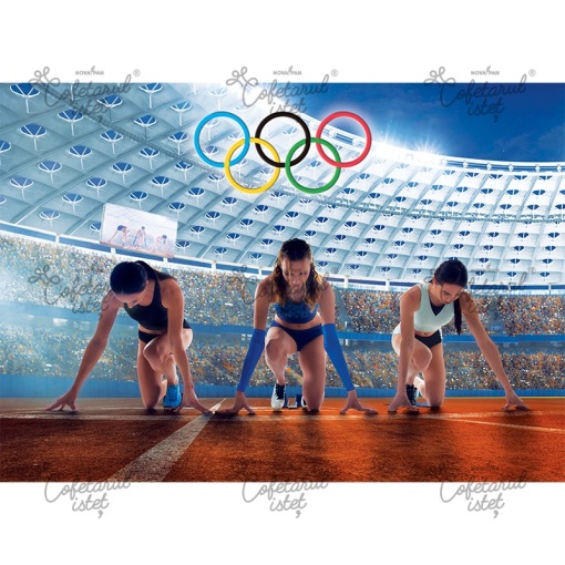 Отпечатана захарна паста Athletism Model 1, A4 - Confectioner Istet
