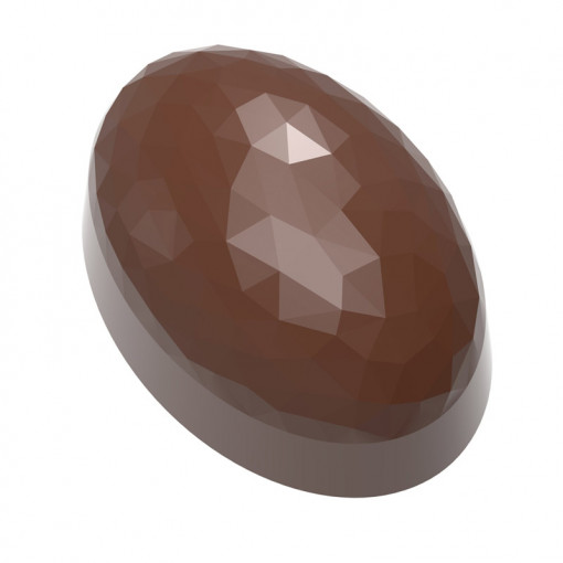 Поликарбонатна овална форма Diamant 21 Praline Chocolate Овална поликарбонатна форма 3,5 x 2,45 x H 1,9 cm, 13 gr