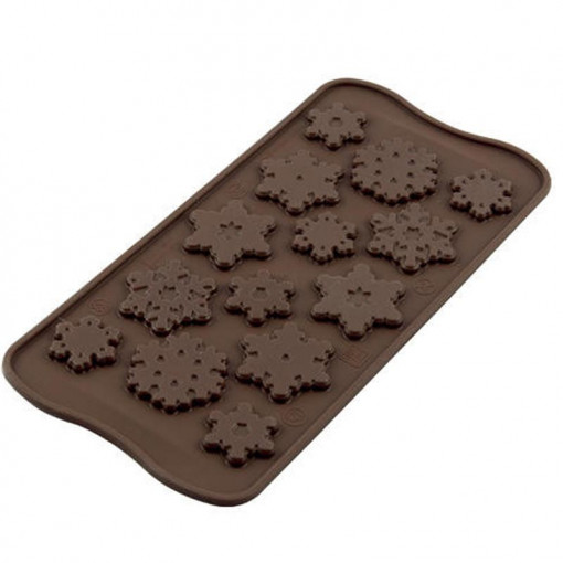 Силиконова форма Silikomart Frozen Pralines Ø 3,5 x H 0,4 cm, 3 ml, 13 кухини (SCG40)