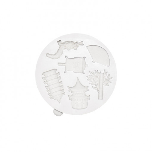 Силиконова форма Travel Orient, Ø 2,5 - 3,5 cm, 6 предмета