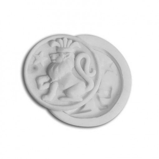 Силиконов калъп Хороскоп Лъв, Ø 3,8 cm (SLK152)