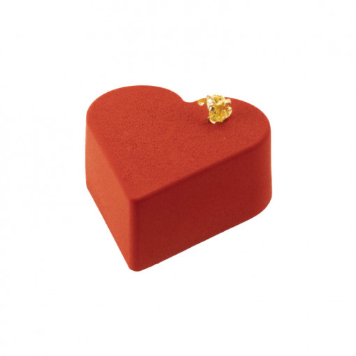 Силициева форма за сърце 9,5 x 8,8 x H 4 cm, 21 кухини, 210 ml (SQ087)