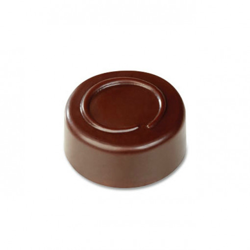 Форма от поликарбонат Artisanal Range 21 кръгли шоколадови пралини, Ø 2,8 x H 1,4 cm, 10 гр.