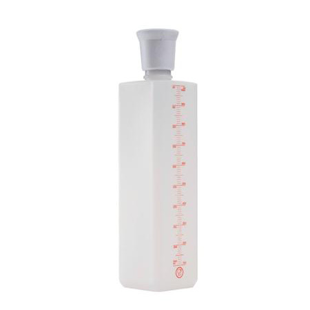 1 Litre Cork Stopper Perforated Syrup Dispensing Bottle, 7x7x7xH27cm