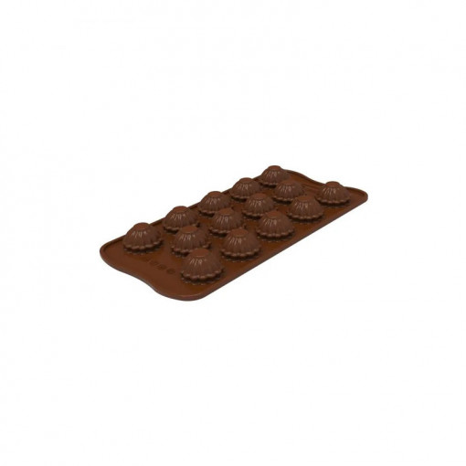 3D szilikon praliné forma Ø 2,7 x H 2,5 cm, 8 ml, 14 üreg (SCG060)