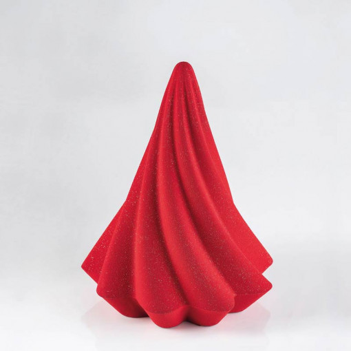 Brad Christmas MiniTwirl 3D, Ø 11,2 x H 15 cm, Matrite műanyag szett 2 db Csokoládé