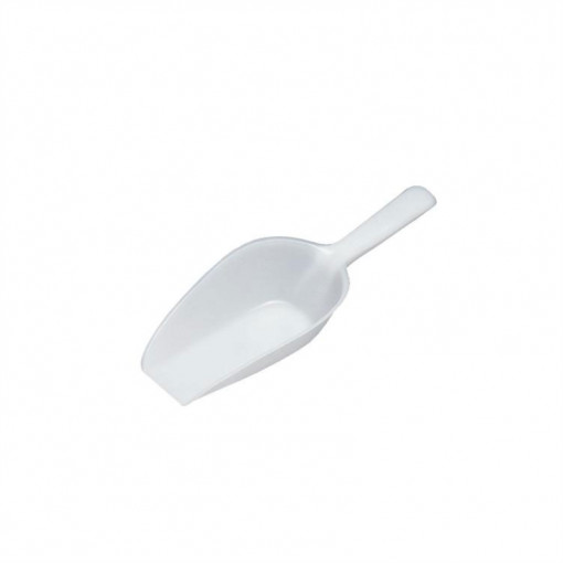 Chair with Silver Base 125 gr, White Plastic Material