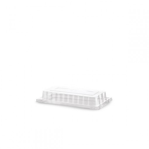 Dome lid, 33 x 16.5 x H 6.5 cm, Transparent, Set 90 pcs