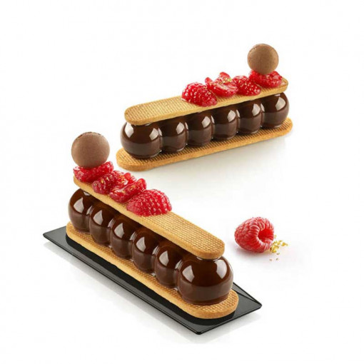 Forma Silicon Truffle Ecler 13 x 3.1 x H 2.8 cm, 8 cavitati, 75 ml + decupator