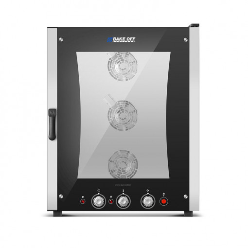 Gas Convection Oven, 10 Tavi 60x40 cm, EASY 10T Manual G, BAKE OFF