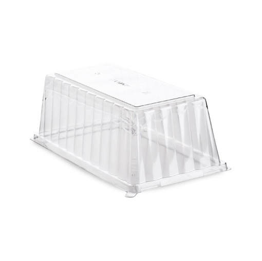 Kupolás fedő 30 x 15 cm x H 9,5 cm, átlátszó, 25 db-os készlet