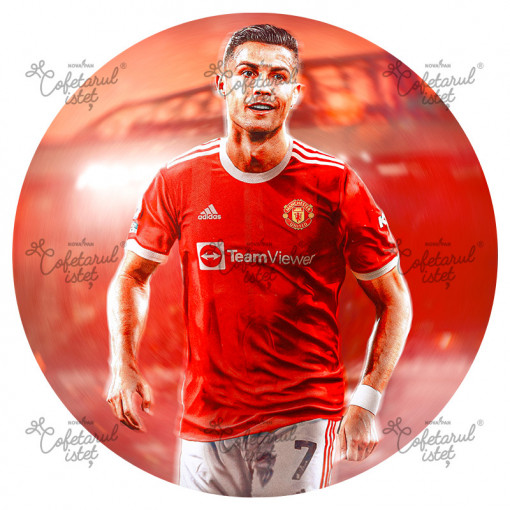 Labdarúgó Ronaldo modell 2, Ø 20 cm - Istet Cukrászda