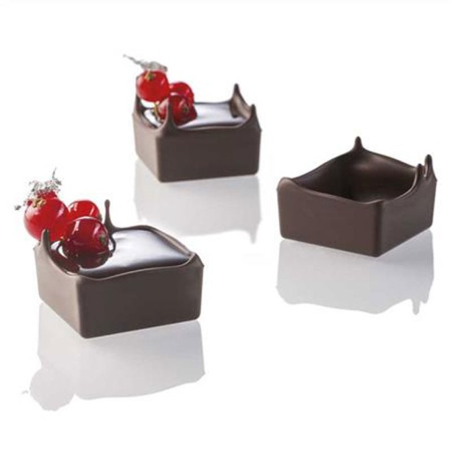 Matrita polikarbonát 24 csokoládé csokoládé tok Ø 3,3 x H 3 cm