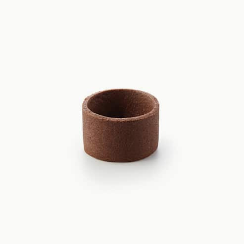 MiniTart Shells Round Round Sweet Tarts with Cocoa, Ø 3.8 x H 2 cm, Masdeu, 192 pcs