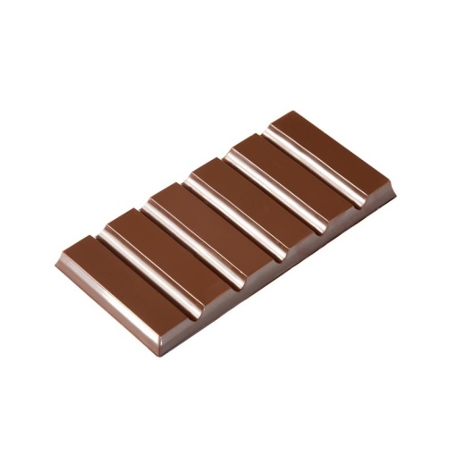 Műanyag formák Csokoládé csokiszeletek 100 gr 15 x 7cm - 5 db
